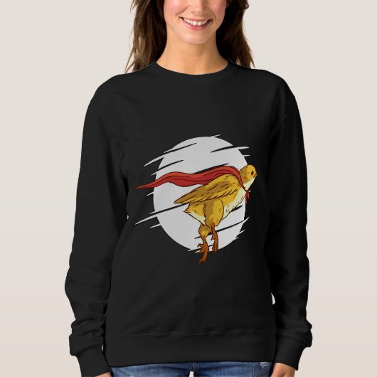 Chicken Superhero Farmer Trui (Voorkant)