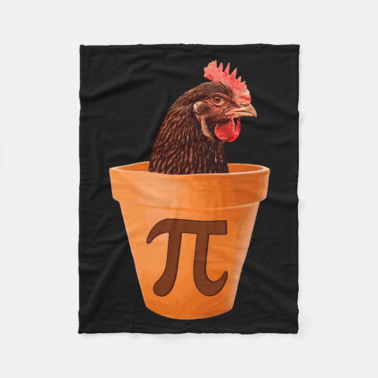 Chicken T And I Dont Care  Fleece Deken (Voorkant)