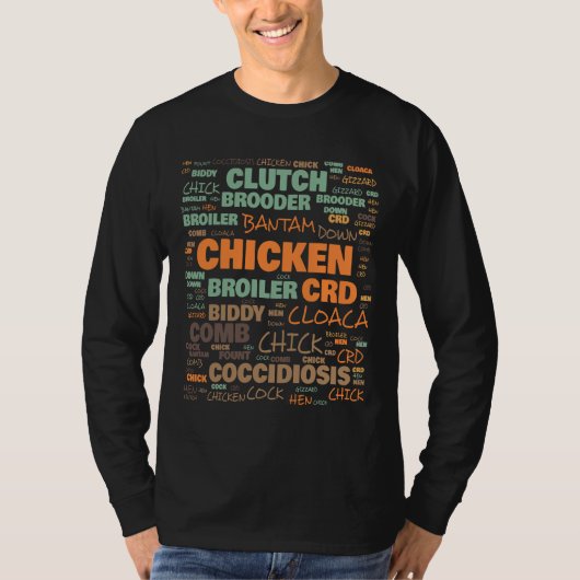 Chicken Terminology T-shirt (Voorkant)