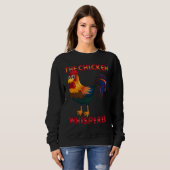 Chicken The Chicken Whisperer gif Trui (Voorkant volledig)