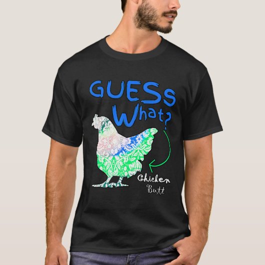 Chicken Tie Dye Retro T-shirt (Voorkant)