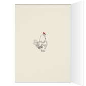 Chicken Tikka Funny Rooster Pop Song Parody Slogan (Binnen (Links))