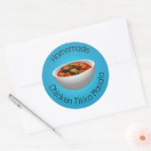 Chicken Tikka Masala Ronde Sticker (Envelop)