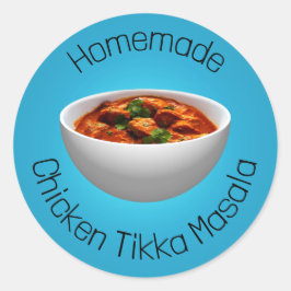 Chicken Tikka Masala Ronde Sticker