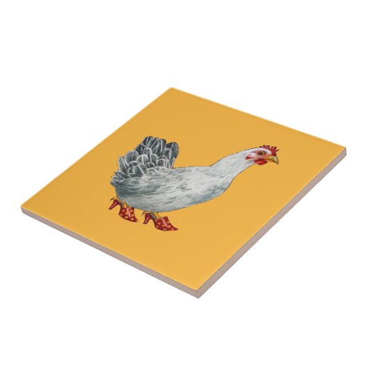 Chicken Tile Tegeltje (Zijkant)