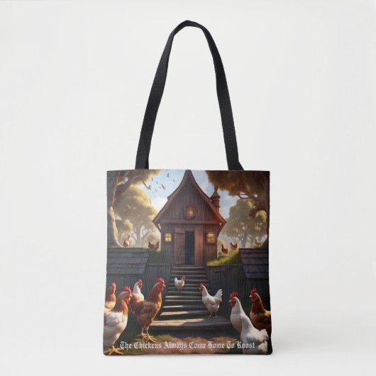 Chicken Tote Bag (Voorkant)