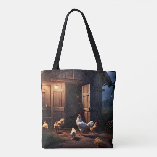 Chicken Tote Bag (Achterkant)