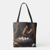 Chicken Tote Bag (Achterkant)