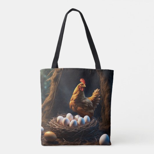 Chicken Tote Bag (Achterkant)
