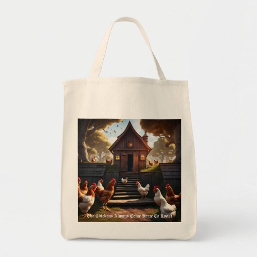Chicken Tote Bag (Voorkant)