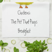 Chicken towel theedoek (Gevouwen)