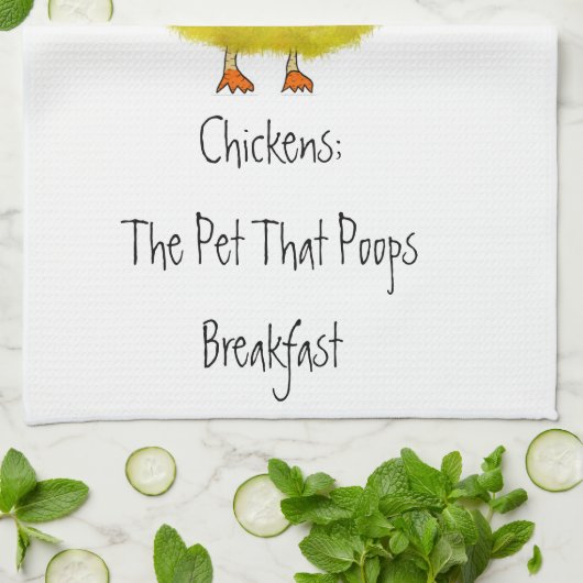 Chicken towel theedoek (Gevouwen)