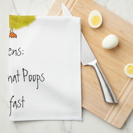 Chicken towel theedoek (Quarter Fold)