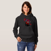 Chicken  Valentines Day Farm Animal Hoodie (Voorkant volledig)