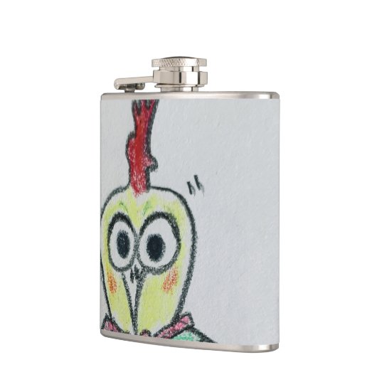 Chicken Vinyl Wrapped Flask Heupfles (Links)