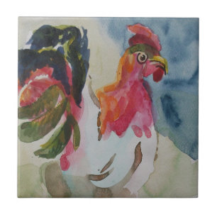 Chicken Walking Tegeltje