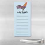 Chicken Waterverf Hen Custom Grocery TO-Do List Magnetisch Notitieblok<br><div class="desc">Maak uw boodschappenlijstjes in stijl met deze aanpasbare boodschappenwinkel of een aanpasbaar aantekenblok voor een lijst. Verander de tekst aan uw behoeften. Houd of schrap ook de lijnen. Bekijk mijn winkel voor meer!</div>