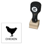 Chicken Wedding Meal Choice Rubberstempel (Gestempeld)