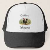 Chicken Whisperer Antiek Rooster Funny Humoureuze Trucker Pet (Voorkant)
