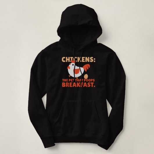 Chicken Whisperer Backyard Chicken Farmer Hoodie (Design voorkant)