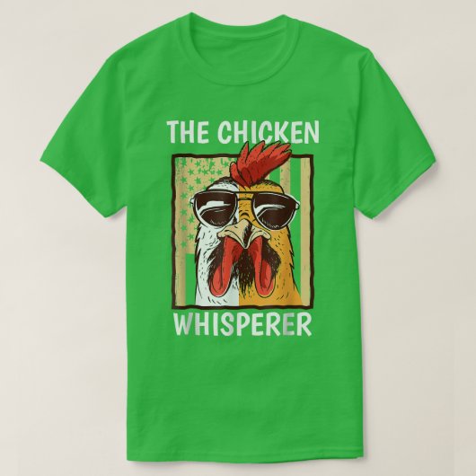 Chicken Whisperer Backyard Chicken Lover Farmer T-shirt (Design voorkant)