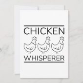 Chicken Whisperer Bedankkaart (Voorkant)