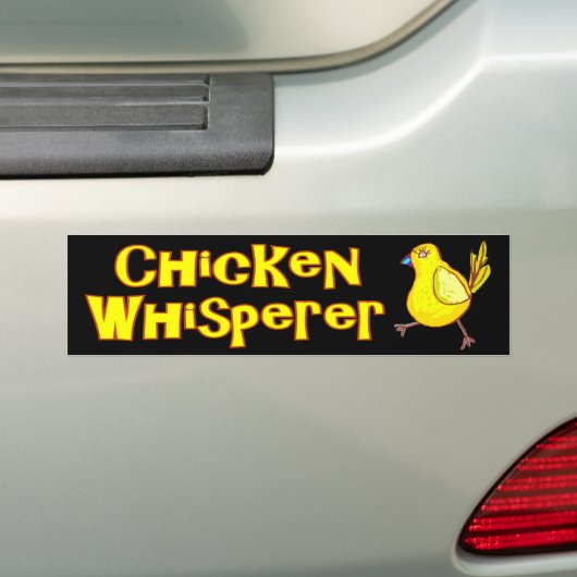 Chicken Whisperer Bumpersticker (Op auto)