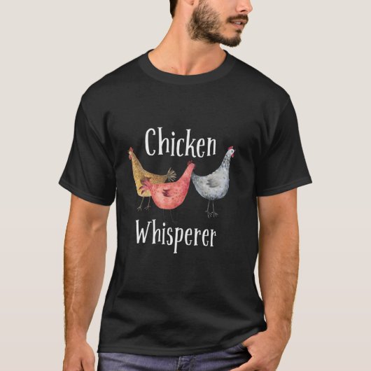 Chicken Whisperer Design voor Mannen Vrouwen Jonge T-shirt (Voorkant)