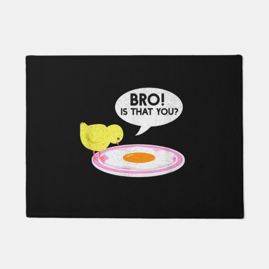 Chicken Whisperer Funny Bro is dat je grappig Boer Deurmat (Voorkant)
