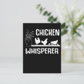 Chicken Whisperer Hen Farmer Briefkaart (Staand voorkant)