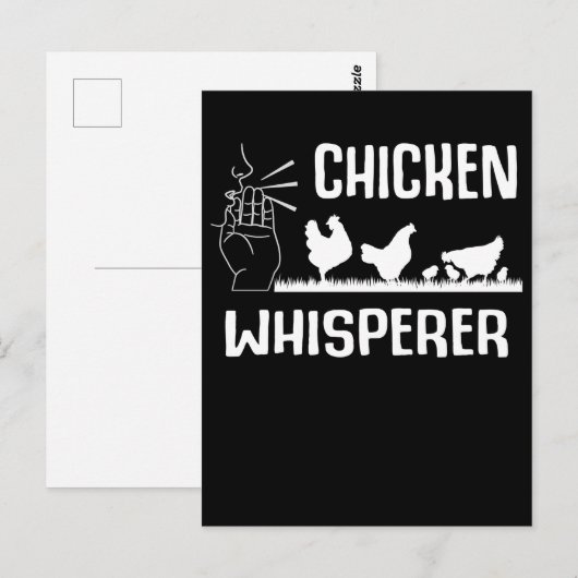 Chicken Whisperer Hen Farmer Briefkaart (Voorkant / Achterkant)