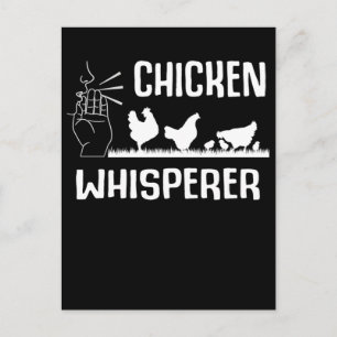 Chicken Whisperer Hen Farmer Briefkaart