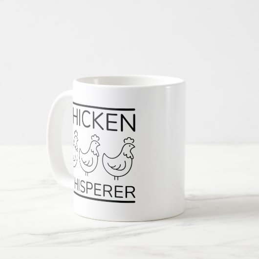 Chicken Whisperer Koffiemok (Voorkant links)