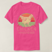 Chicken Whisperer Retro  Distress Style F T-shirt (Design voorkant)