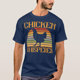 Chicken Whisperer Retro Farmer T-shirt