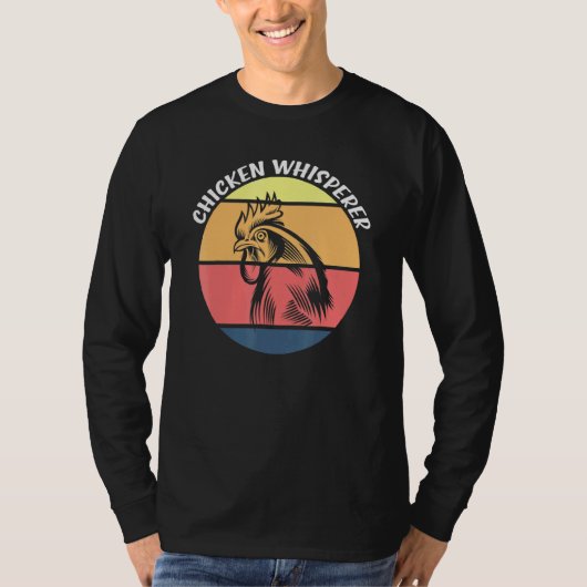 Chicken Whisperer Rooster Boerderij Animal Farmer  T-shirt (Voorkant)