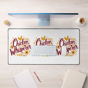 Chicken Whisperer Rustic Farmhouse Cottagecore Bureaumat