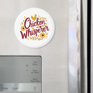 Chicken Whisperer Rustic Farmhouse Cottagecore Magneet