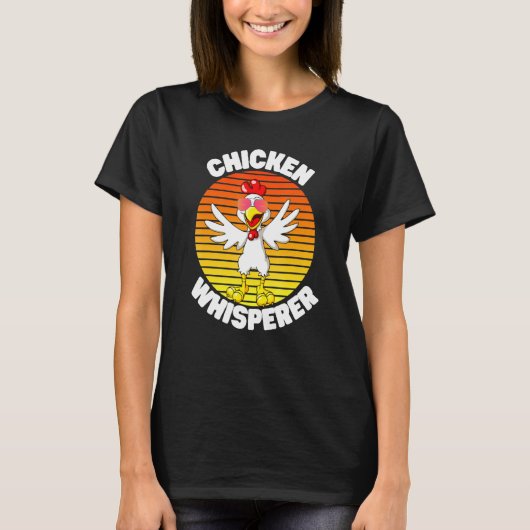 Chicken Whisperer Schattige Pluimvee Lover Farming T-shirt (Voorkant)