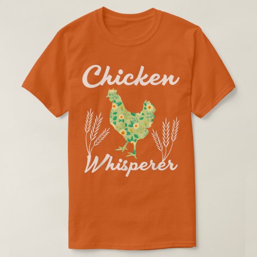 Chicken whisperingboer t-shirt (Design voorkant)
