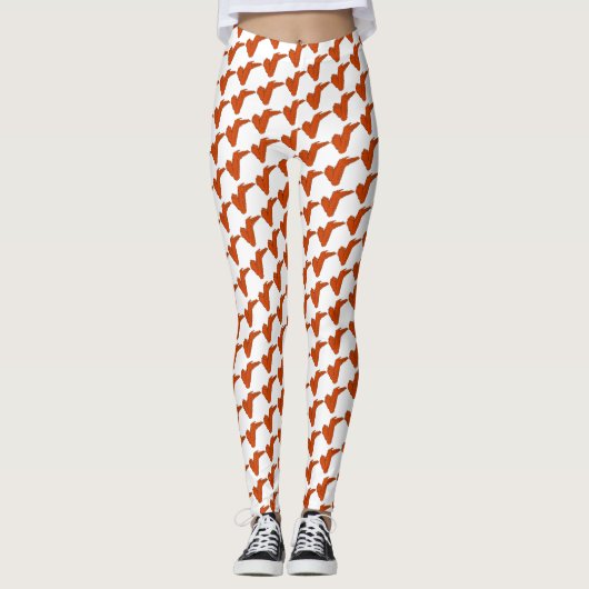 Chicken Wing All-Over-Print Leggings (Voorkant)