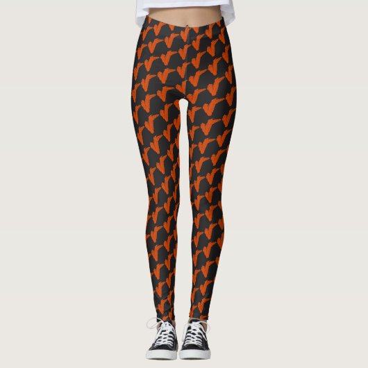 Chicken Wing All-Over-Print Leggings (Voorkant)