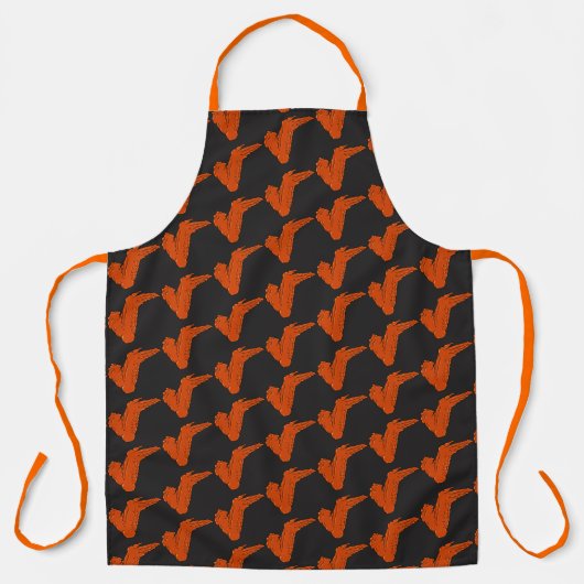 Chicken Wing All-Over Print Schort (Voorkant)