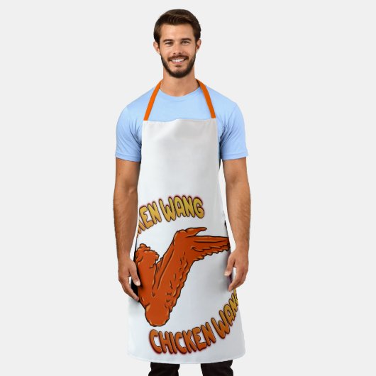 Chicken Wing All-Over Print Schort (Gedragen)