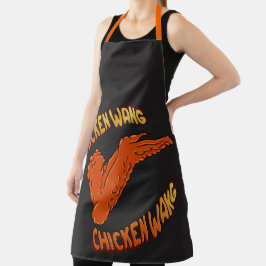 Chicken Wing All-Over Print Schort