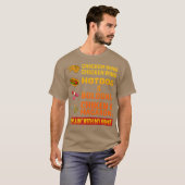 Chicken Wing Chicken Wing Hot Dog en Bologna T-shirt (Voorkant volledig)