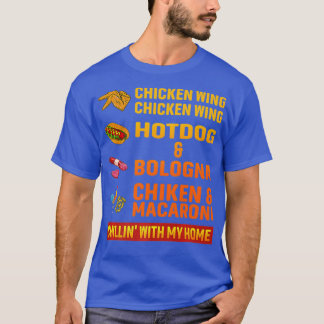 Chicken Wing Chicken Wing Hot Dog en Bologna T-shirt