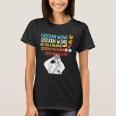 Chicken Wing Chicken Wing Hotdog Bologna Chicken M T-shirt (Voorkant)