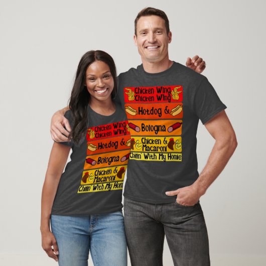 Chicken Wing Chicken Wing Hotdog Bologna Song T-shirt (Unisex)