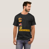 Chicken Wing Chicken Wing Hotdog- en Bologna-Manne T-shirt (Voorkant volledig)